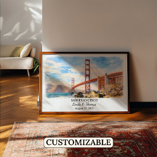 Arte personalizado para paredes de San Francisco, 