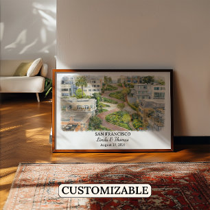 Arte personalizado para paredes de San Francisco, 