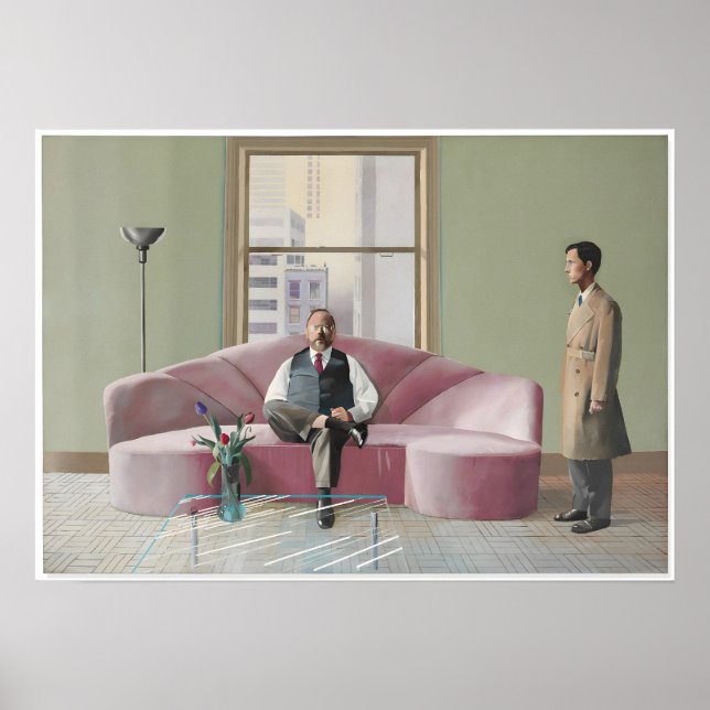 arte pintura de David Hockney (Frente)