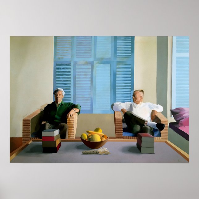 arte pintura de David Hockney (Frente)