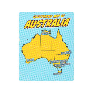 Arte pop Australia ilustrada