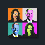Arte pop Biden Harris (Naranja, gris, azul, rosa)<br><div class="desc">El arte pop político y los regalos políticos de PolitiClothes.com y PolitiCardz.com Encuentran los regalos políticos y electorales más únicos, incluyendo: camisetas políticas, pegatinas para parachoques políticos, botones políticos, Posters políticos, pines políticos, tarjetas políticas, tazas políticas, Posters políticos, Rótulos políticos y más! Arte y arte político: http://www.PolitiClothes.com Cartas y regalos...</div>