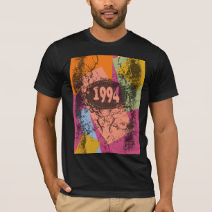 arte pop colorido 1994 - camiseta