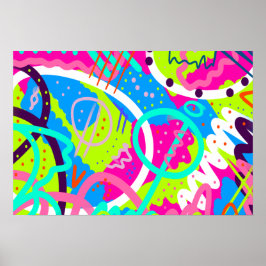 Arte pop colorido y divertido