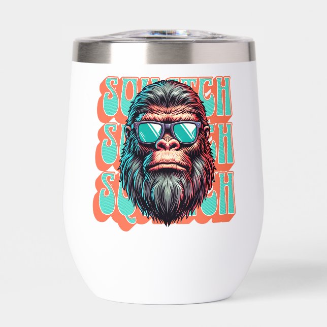 Arte Pop Comic Retro Estilo Squatch Vintage (Frente)