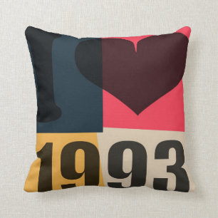 Arte pop - corazón 1993 de I - almohada