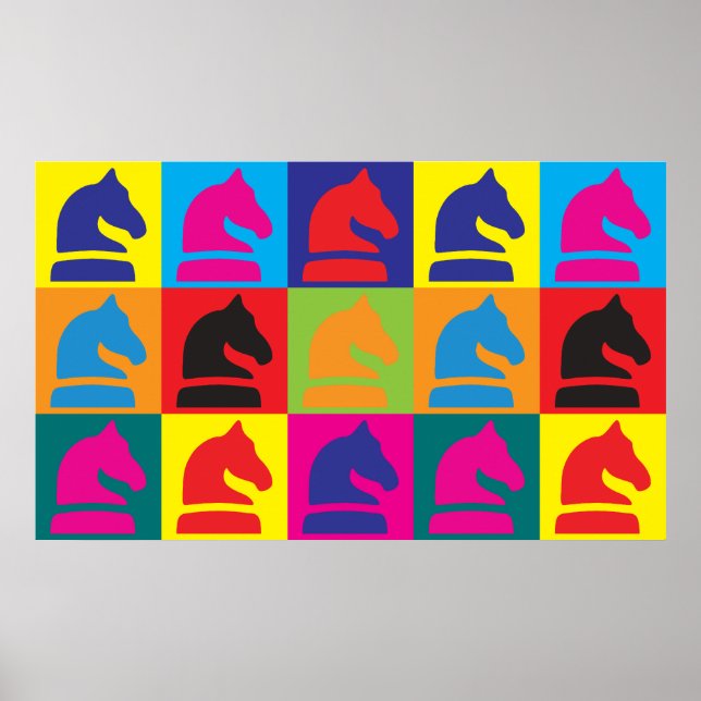 Arte pop de ajedrez (Frente)