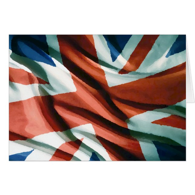 Arte pop de bandera británica (Anverso (Horizontal))