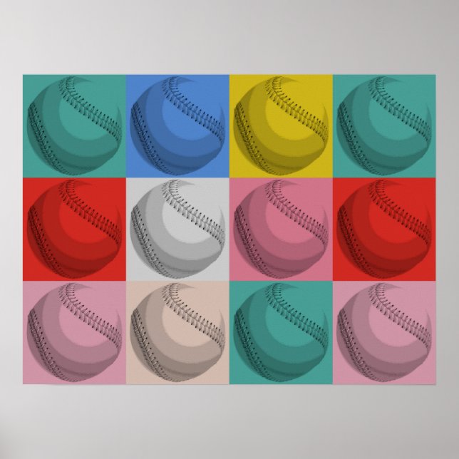 Arte pop de béisbol (Frente)