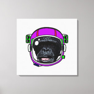 Arte pop de chimpancé espacial
