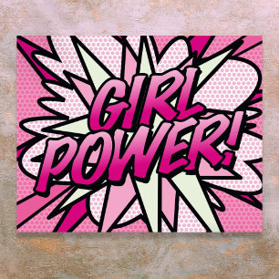 Arte Pop de Cómic PODER DE CHICA