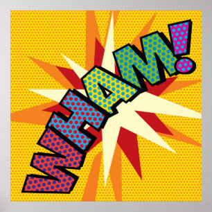 Arte Pop de Cómic Retro Divertido WHAM