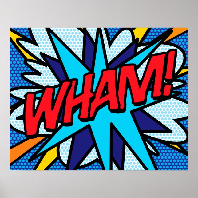 Arte Pop de Cómic WHAM (Frente)