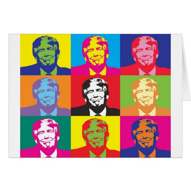 Arte pop de Donald Trump (Anverso (Horizontal))