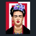 Arte pop de Frida Kahlo<br><div class="desc">Arte pop de Frida Kahlo, Día de la Mujer</div>