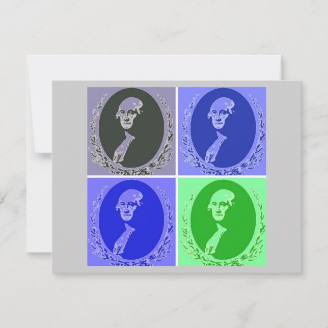 Arte pop de George Washington (Anverso)