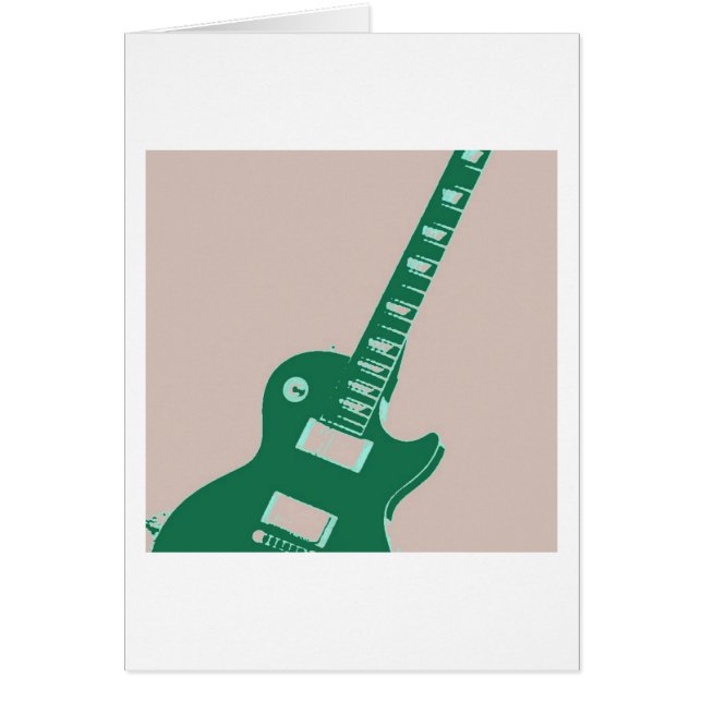 Arte pop de guitarra eléctrica (Frente)