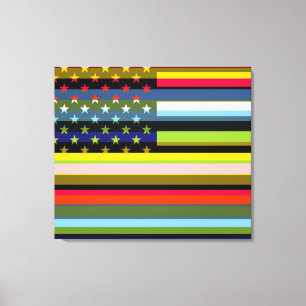 Arte pop de la bandera americana 6