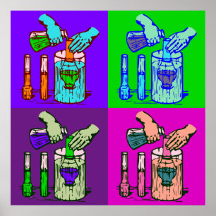Arte pop de la dislocación de la química