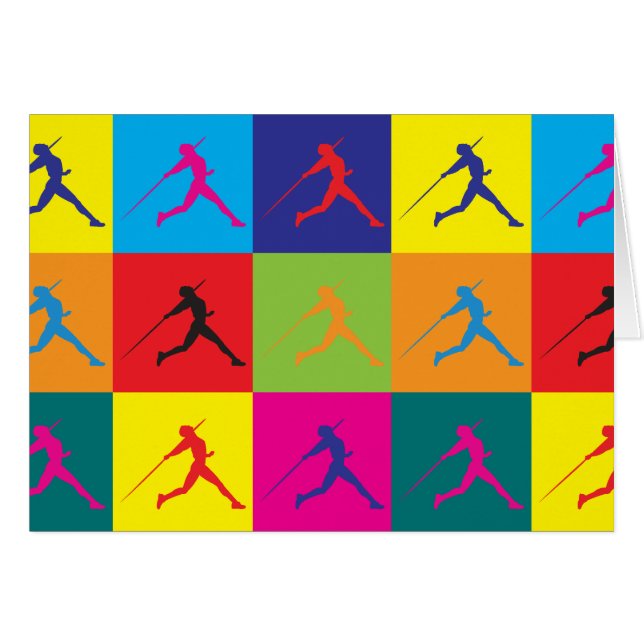 Arte pop de la jabalina (Anverso (Horizontal))