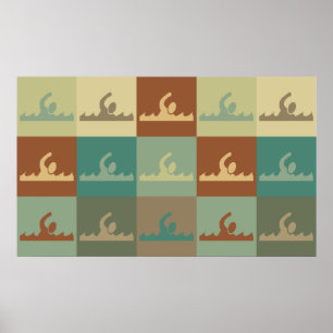 Arte pop de la natación