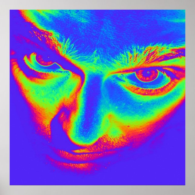 Arte pop de los ojos locos (Frente)