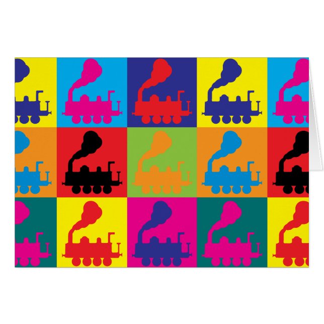 Arte pop de los trenes (Anverso (Horizontal))