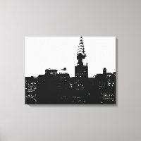 Arte pop de Nueva York blanco negro envuelto en te