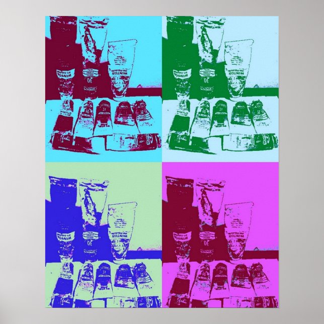 Arte pop de pallet artístico (Frente)