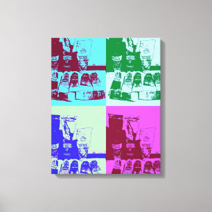 Arte pop de pallet de pintura artística