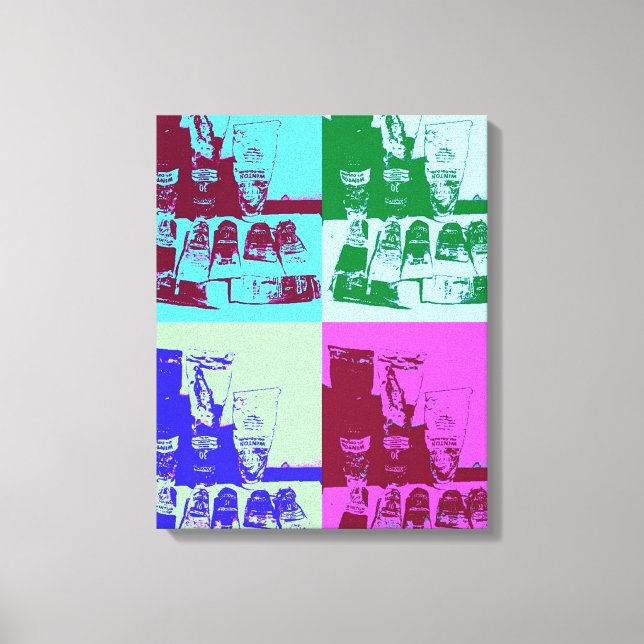 Arte pop de pallet de pintura artística (Anverso)