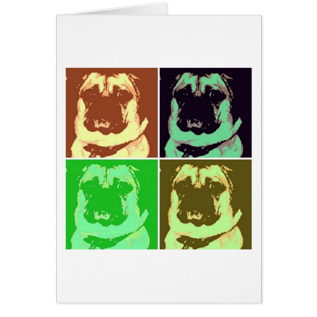 Arte pop de pug (Frente)
