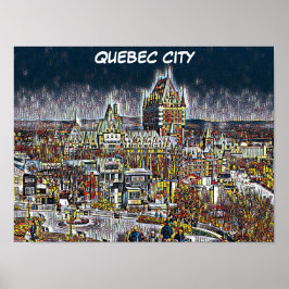 ARTE POP DE QUEBEC CITY COMIC