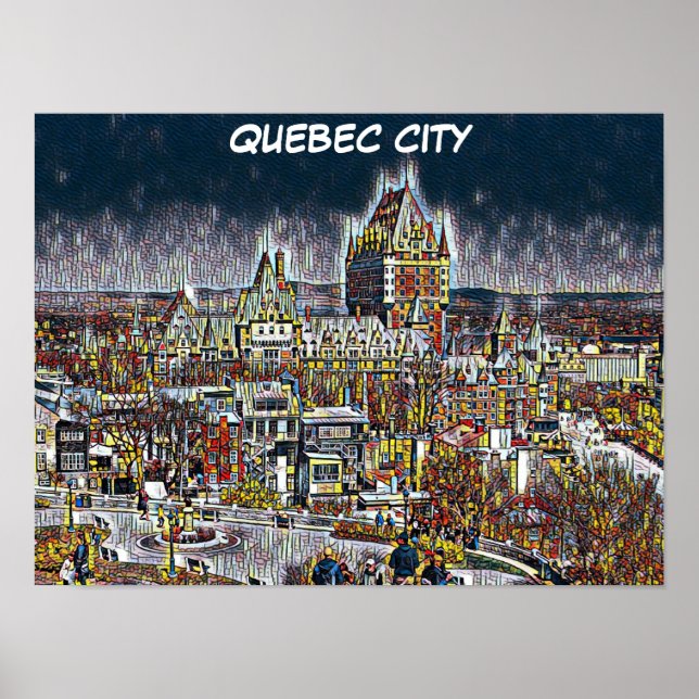 ARTE POP DE QUEBEC CITY COMIC (Frente)