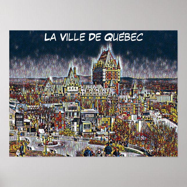 ARTE POP DE QUEBEC CITY COMIC (Frente)