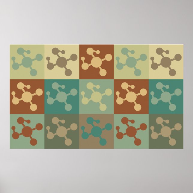 Arte pop de química de polímeros (Frente)