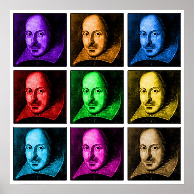 Arte pop de Shakespeare (Frente)