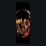 Arte pop de Skull<br><div class="desc">Skeleton de arte fantasmal - tonos azules y morados Punk fuerte Metalizado Rock College Imagen de arte pop</div>