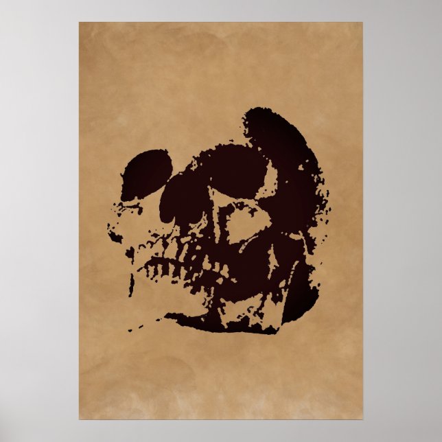 Arte pop de Skull Brown (Frente)
