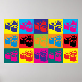 Arte pop de sushi