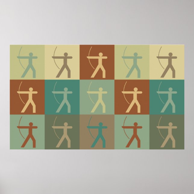 Arte pop de tiro con arco (Frente)