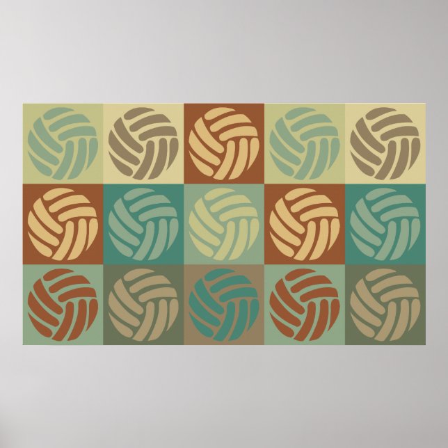 Arte pop de voleibol (Frente)