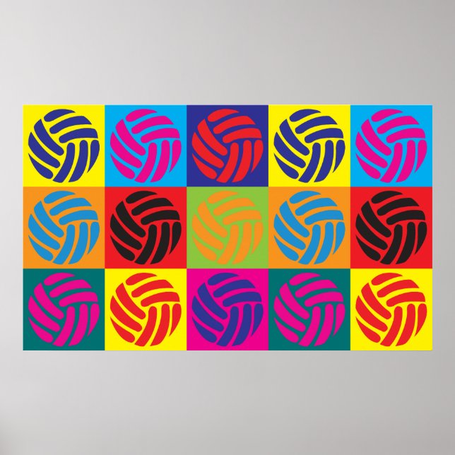 Arte pop de voleibol (Frente)