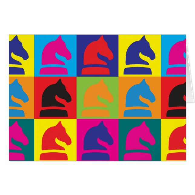 Arte pop del ajedrez (Anverso (Horizontal))