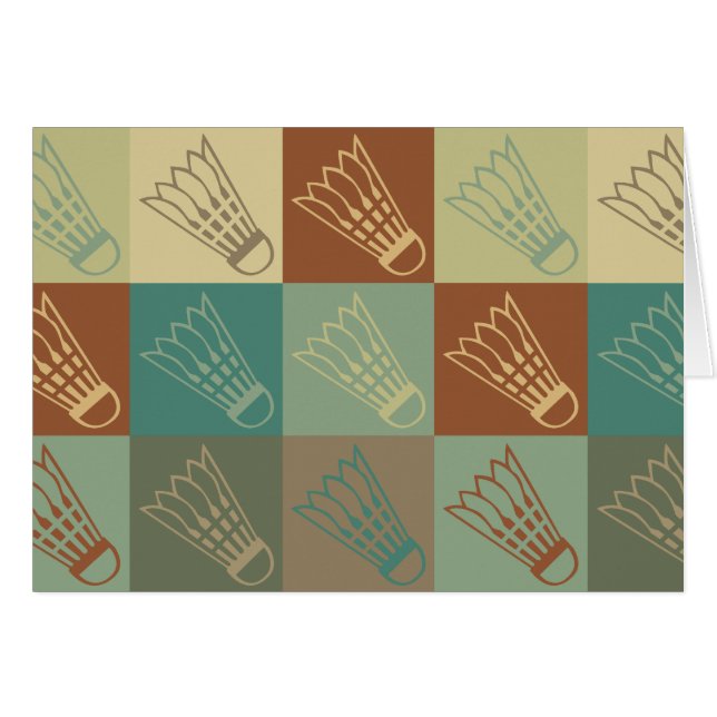 Arte pop del bádminton (Anverso (Horizontal))