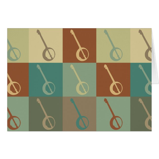 Arte pop del banjo (Anverso (Horizontal))