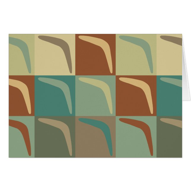 Arte pop del bumerán (Anverso (Horizontal))