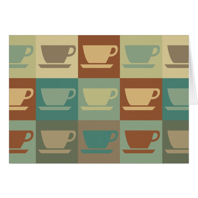 Arte pop del café (Anverso (Horizontal))