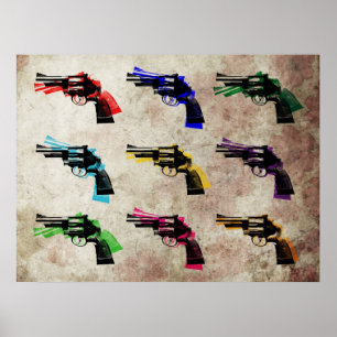 Arte pop del revólver
