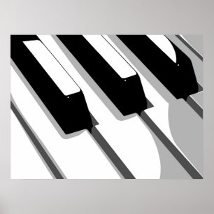 Arte pop del teclado del piano